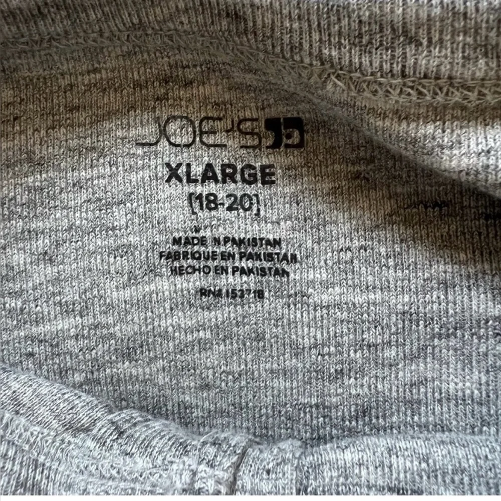 Joe’s Jeans Boys Junior Grey Long Sleeve Henley | XL (18-20)